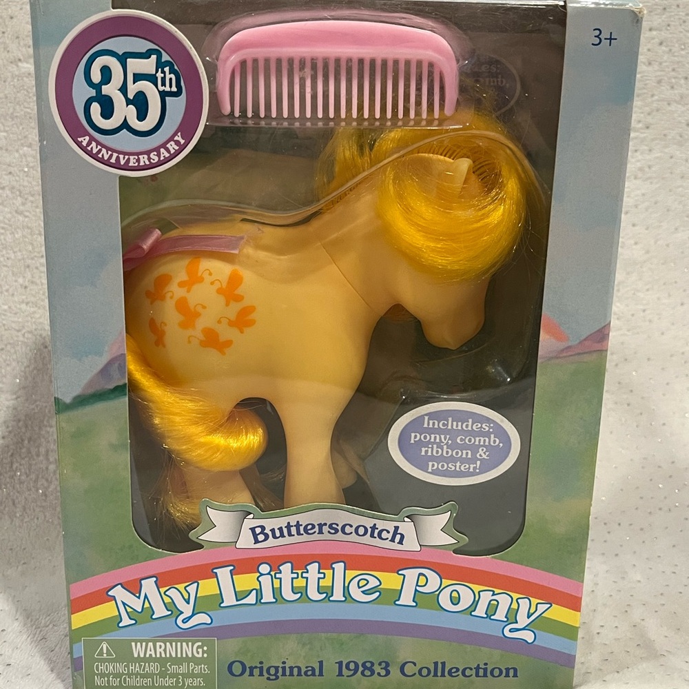 My Little Pony 35th Anniversary Butterscotch Figure Original 1983 Collection